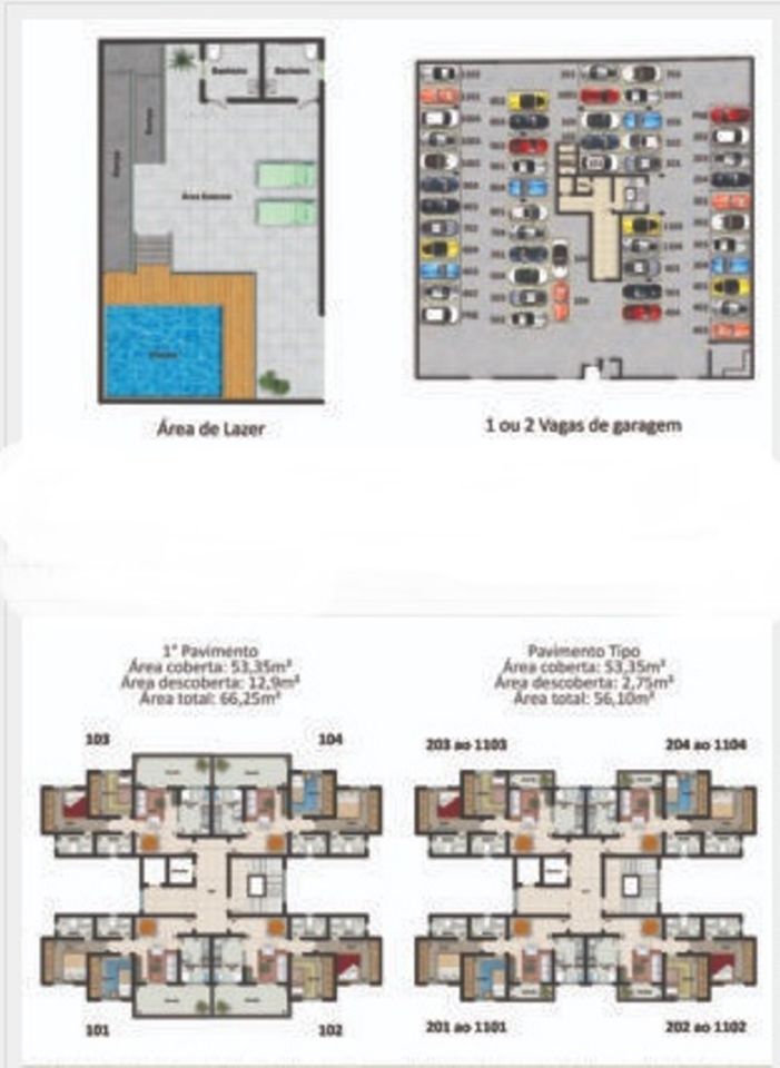 Apartamento à venda com 2 quartos, 56m² - Foto 2