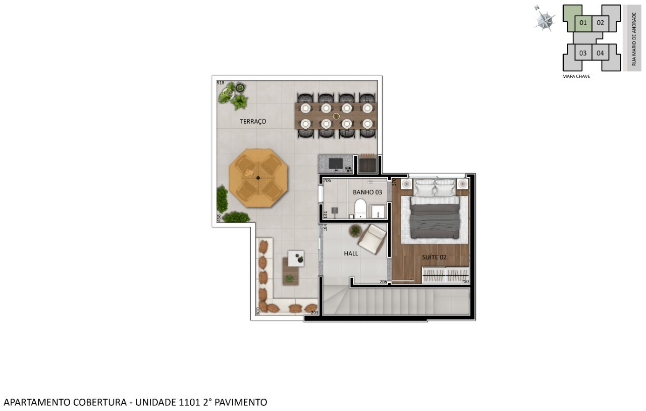 Apartamento à venda com 2 quartos, 64m² - Foto 9