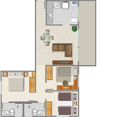 Apartamento à venda com 3 quartos, 56m² - Foto 5