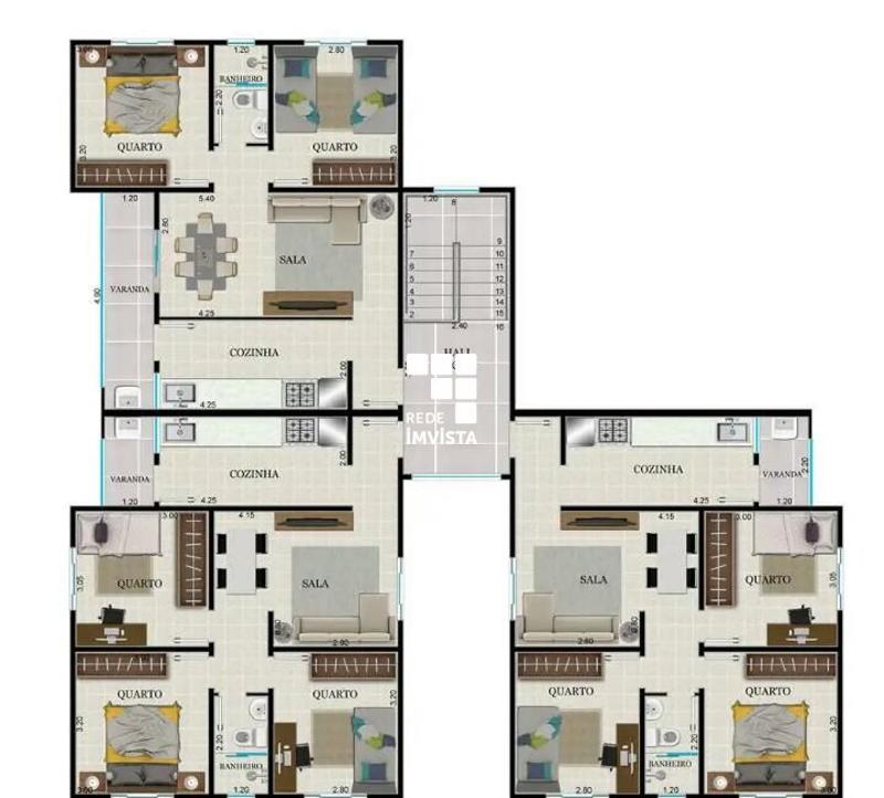 Apartamento à venda com 3 quartos, 130m² - Foto 6