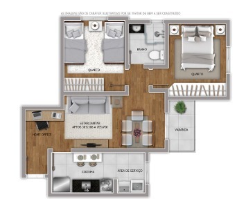 Apartamento à venda com 2 quartos, 50m² - Foto 9