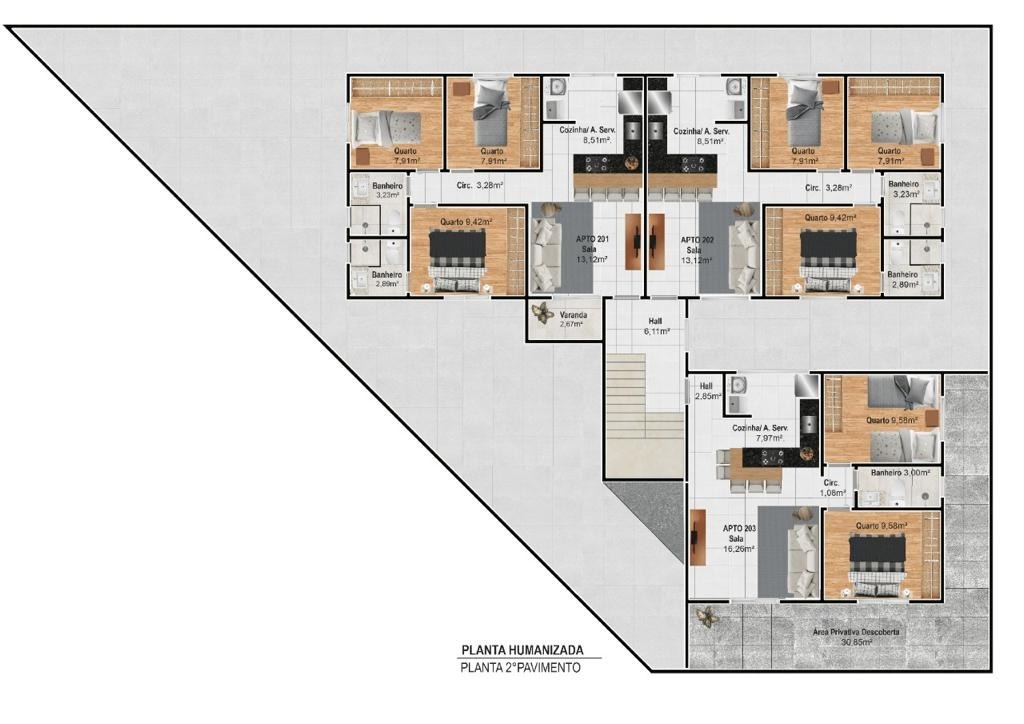 Cobertura à venda com 3 quartos, 100m² - Foto 24