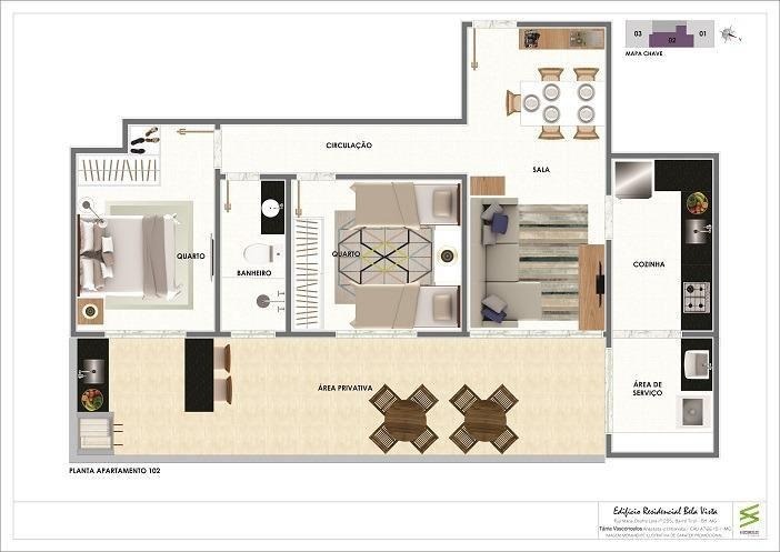 Apartamento à venda com 2 quartos, 50m² - Foto 7