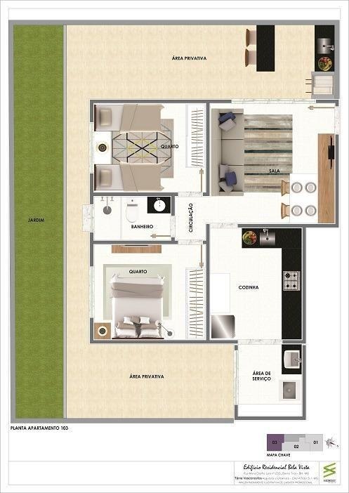 Apartamento à venda com 2 quartos, 50m² - Foto 13