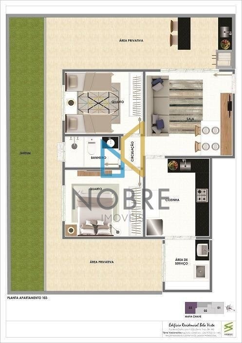 Apartamento à venda com 2 quartos, 55m² - Foto 13