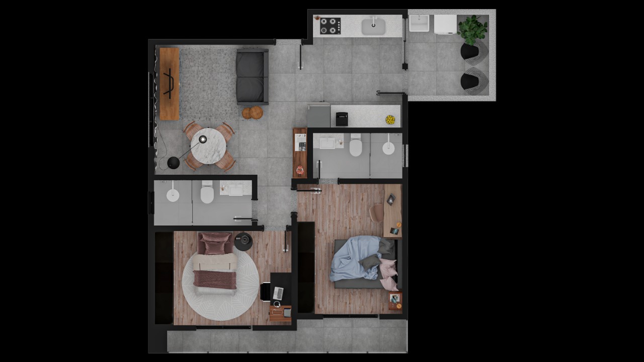 Apartamento à venda com 2 quartos, 100m² - Foto 8