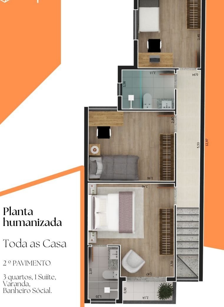 Casa à venda com 3 quartos, 110m² - Foto 3