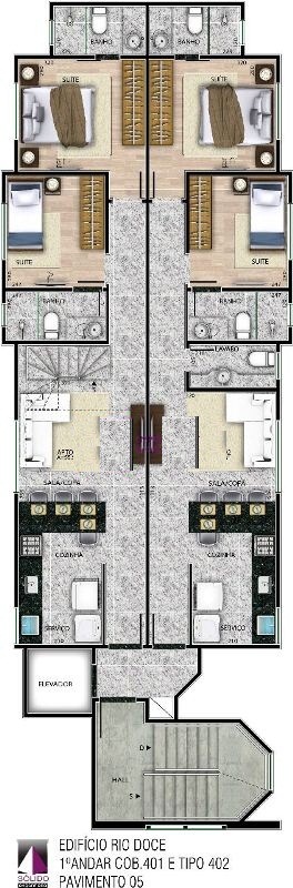 Apartamento à venda com 2 quartos, 55m² - Foto 4