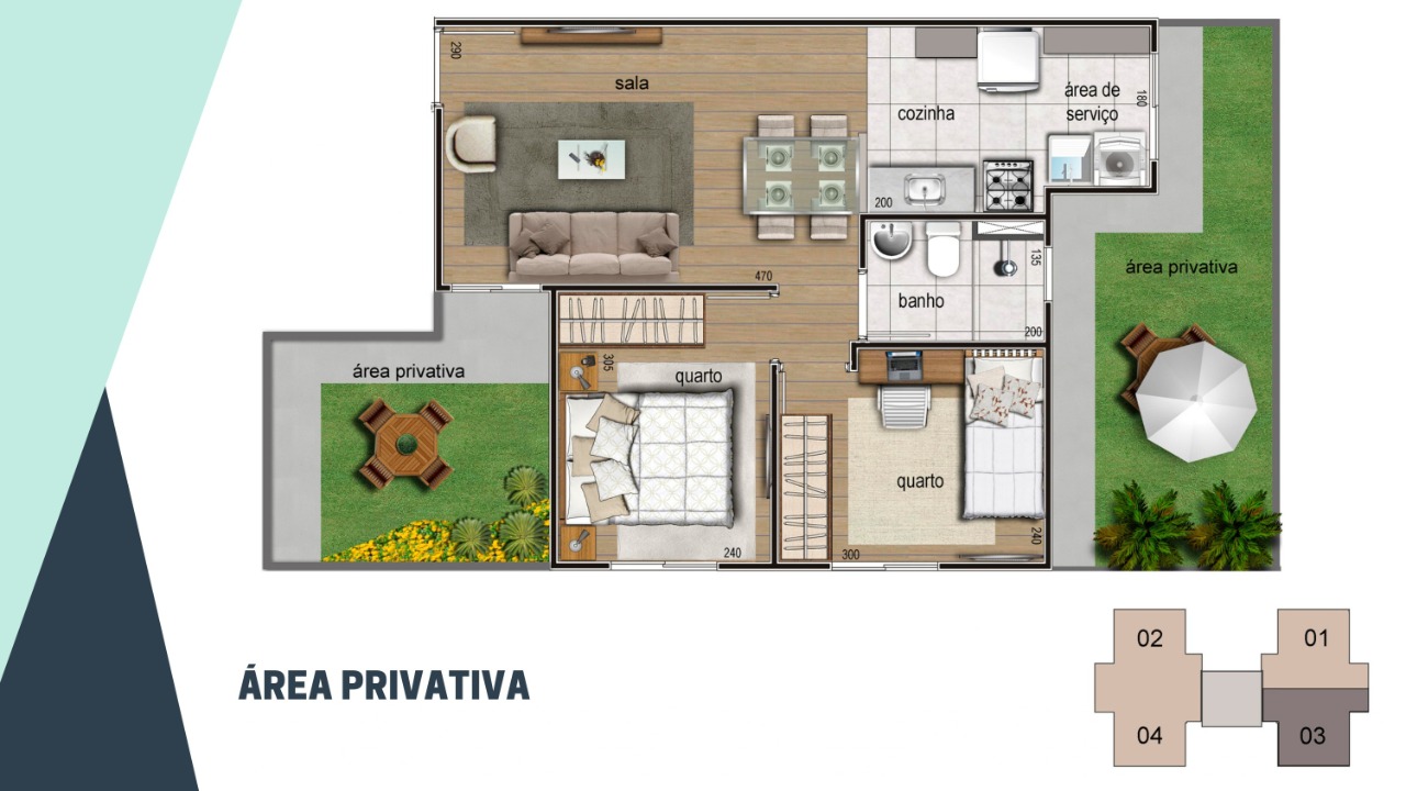 Apartamento à venda com 2 quartos, 43m² - Foto 6