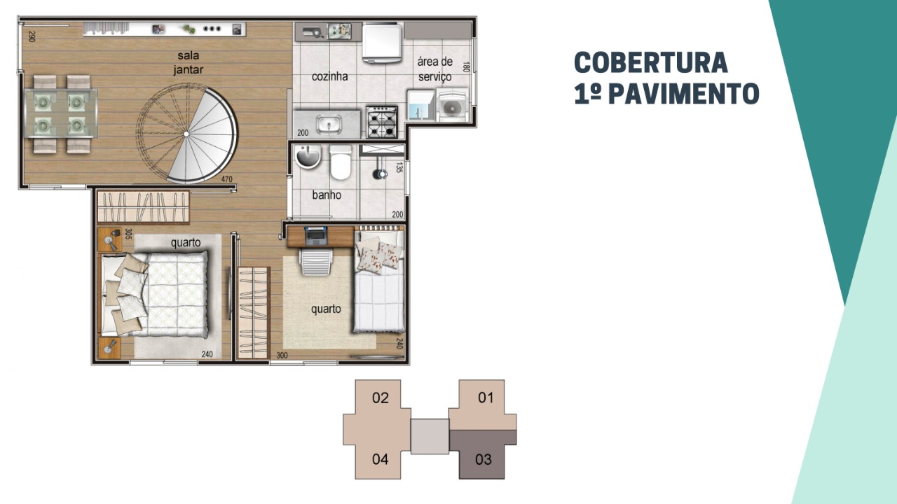 Apartamento à venda com 2 quartos, 43m² - Foto 7