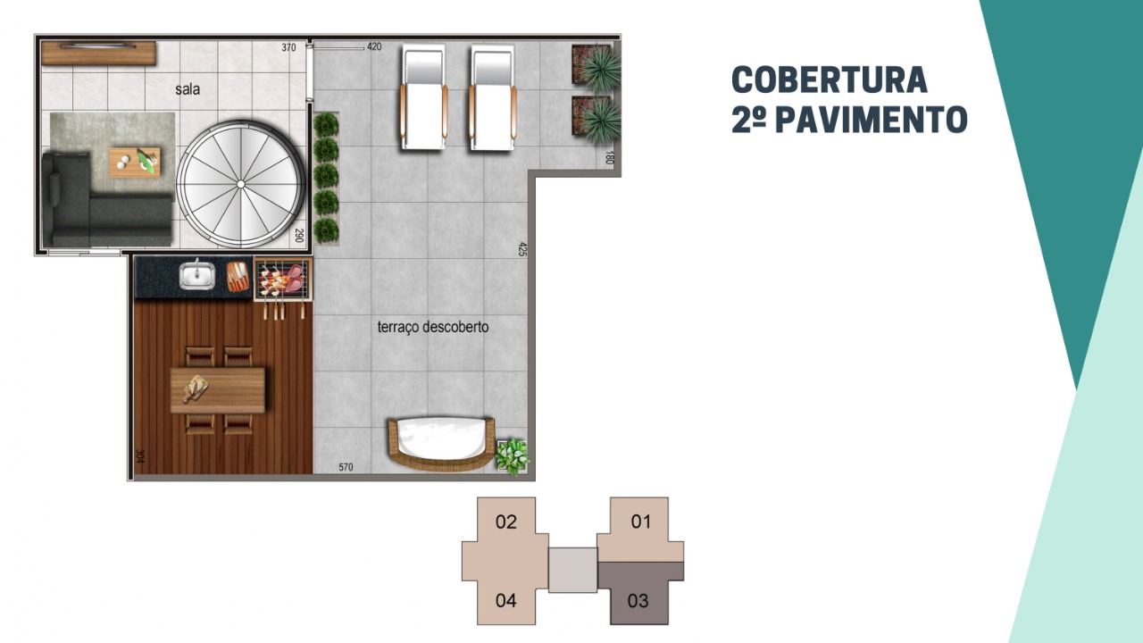 Apartamento à venda com 2 quartos, 43m² - Foto 8