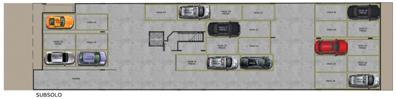 Apartamento à venda com 2 quartos, 54m² - Foto 3