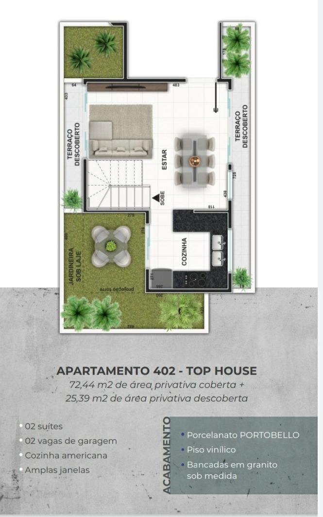 Apartamento à venda com 1 quarto, 40m² - Foto 9