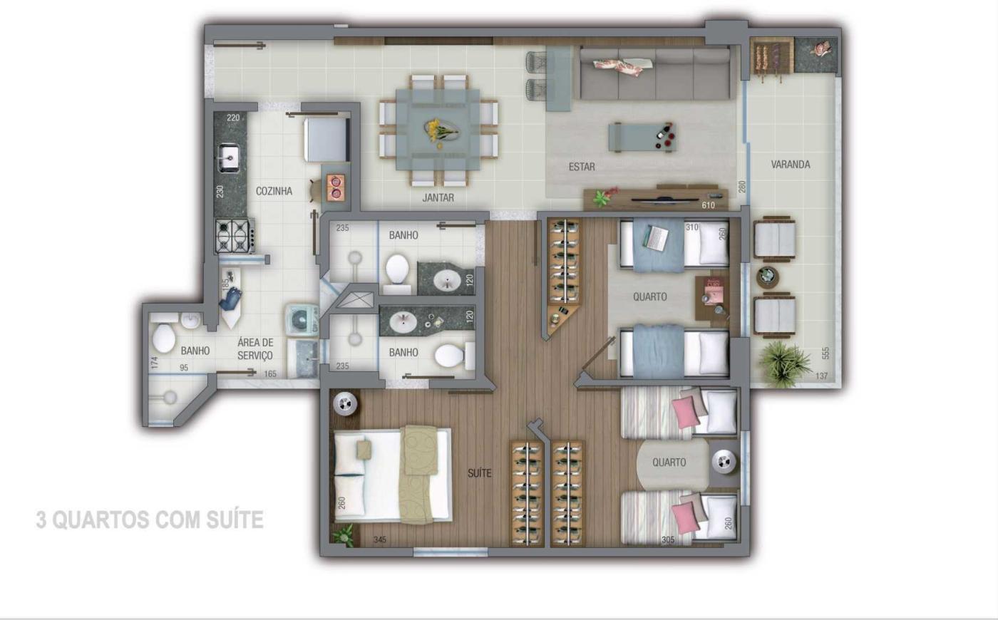 Apartamento à venda com 3 quartos, 81m² - Foto 18