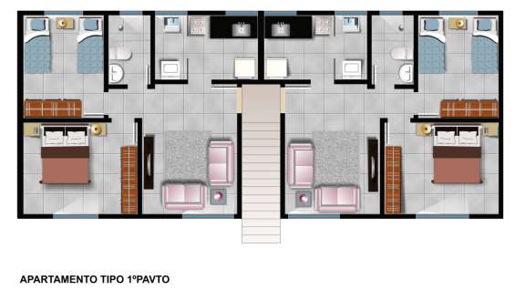 Apartamento à venda com 2 quartos, 48m² - Foto 9