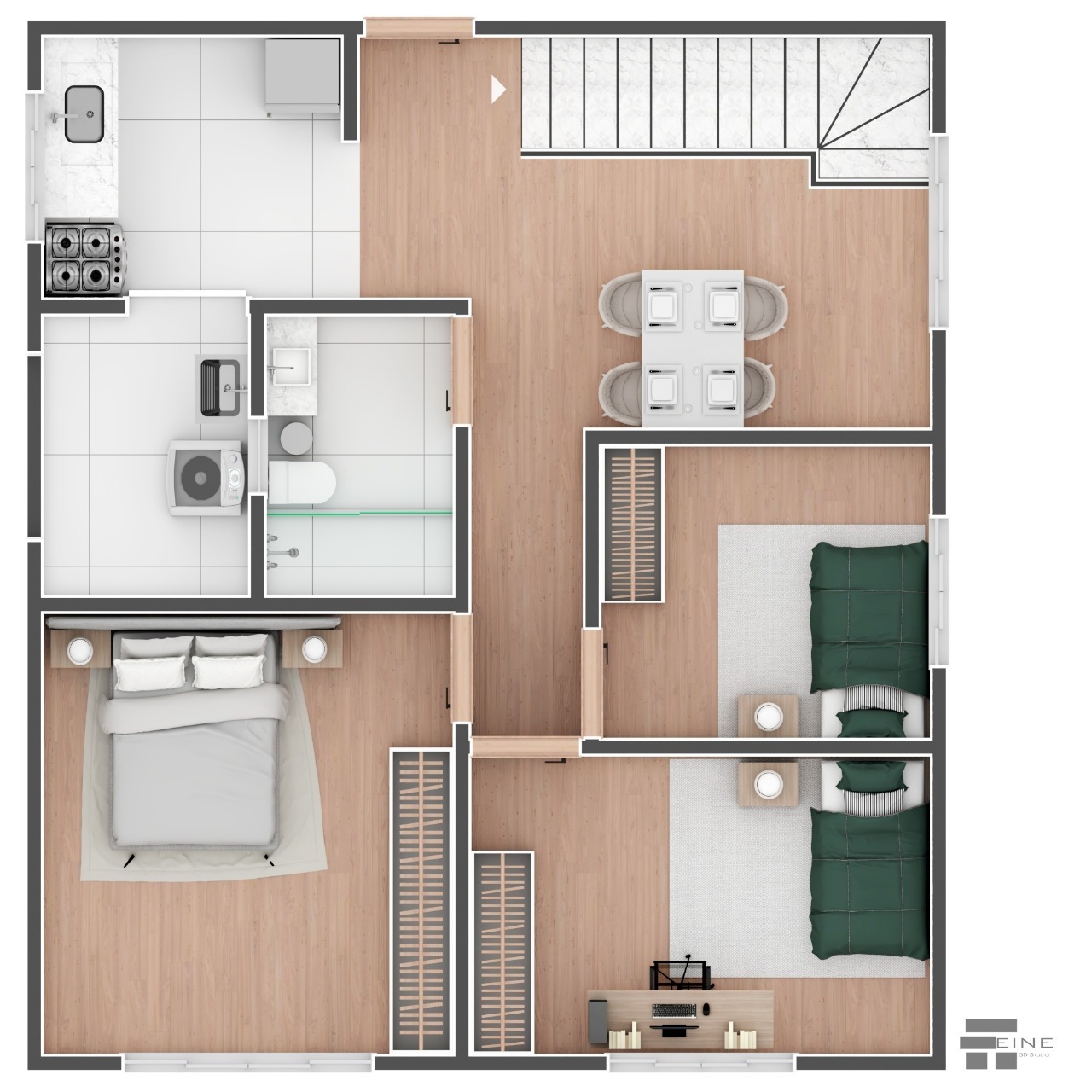 Apartamento à venda com 2 quartos, 55m² - Foto 6