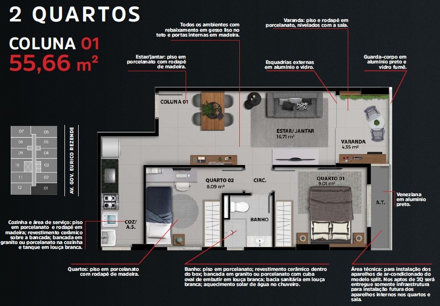 Apartamento à venda com 1 quarto, 40m² - Foto 18