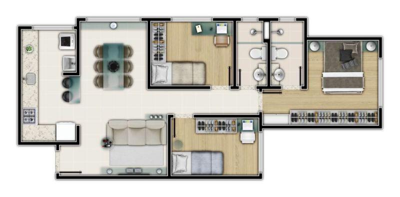 Apartamento à venda com 3 quartos, 150m² - Foto 7