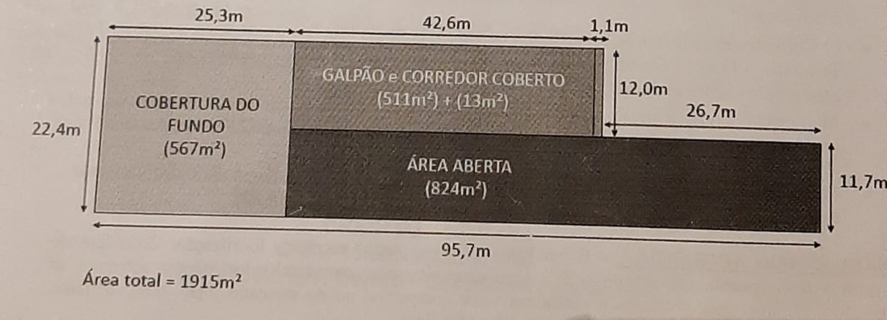 Depósito-Galpão-Armazém à venda, 1915m² - Foto 1