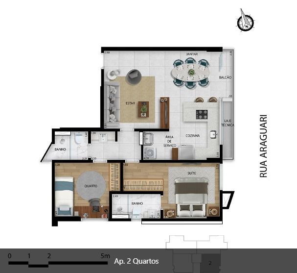 Apartamento à venda com 2 quartos, 1200m² - Foto 20