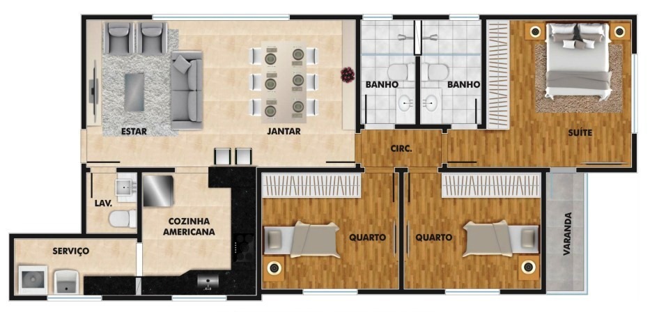 Apartamento à venda com 3 quartos, 91m² - Foto 10