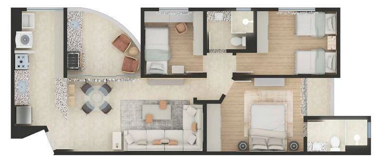 Apartamento à venda com 3 quartos, 78m² - Foto 23