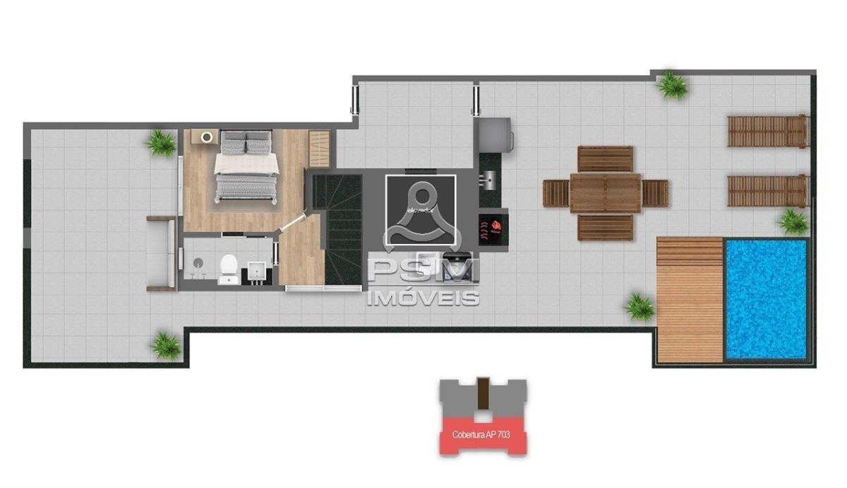 Apartamento à venda com 2 quartos, 54m² - Foto 14