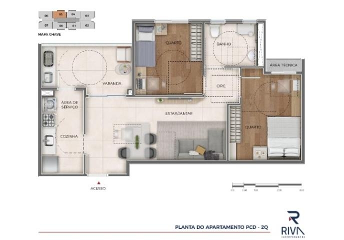 Apartamento à venda com 3 quartos, 79m² - Foto 5