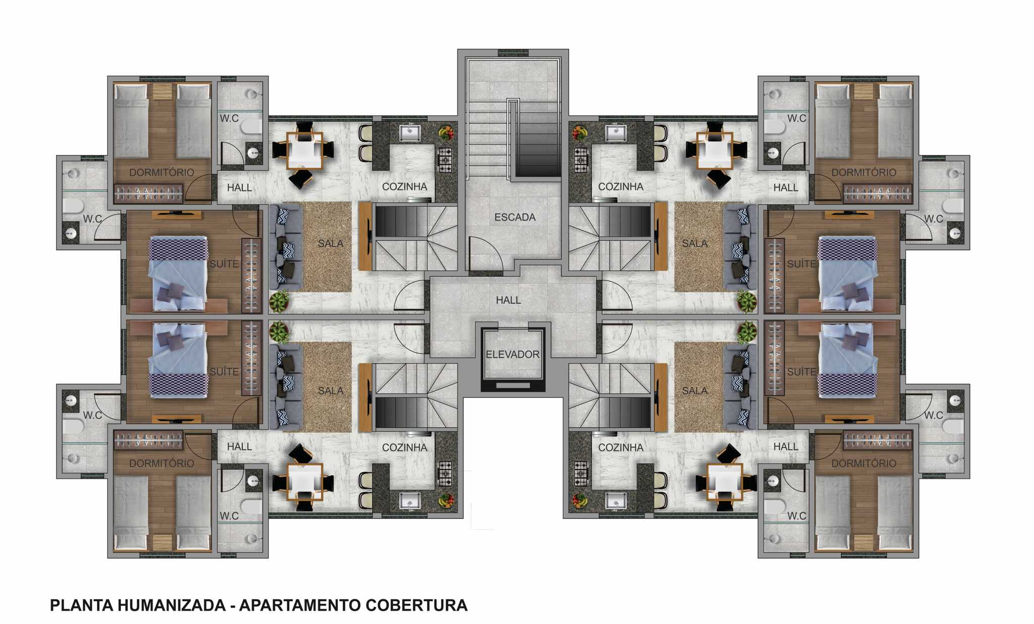 Cobertura à venda com 2 quartos, 118m² - Foto 3