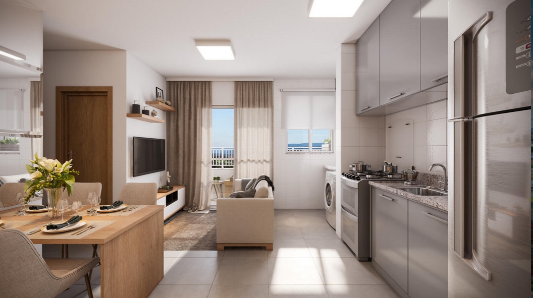 Apartamento à venda com 2 quartos, 44m² - Foto 2