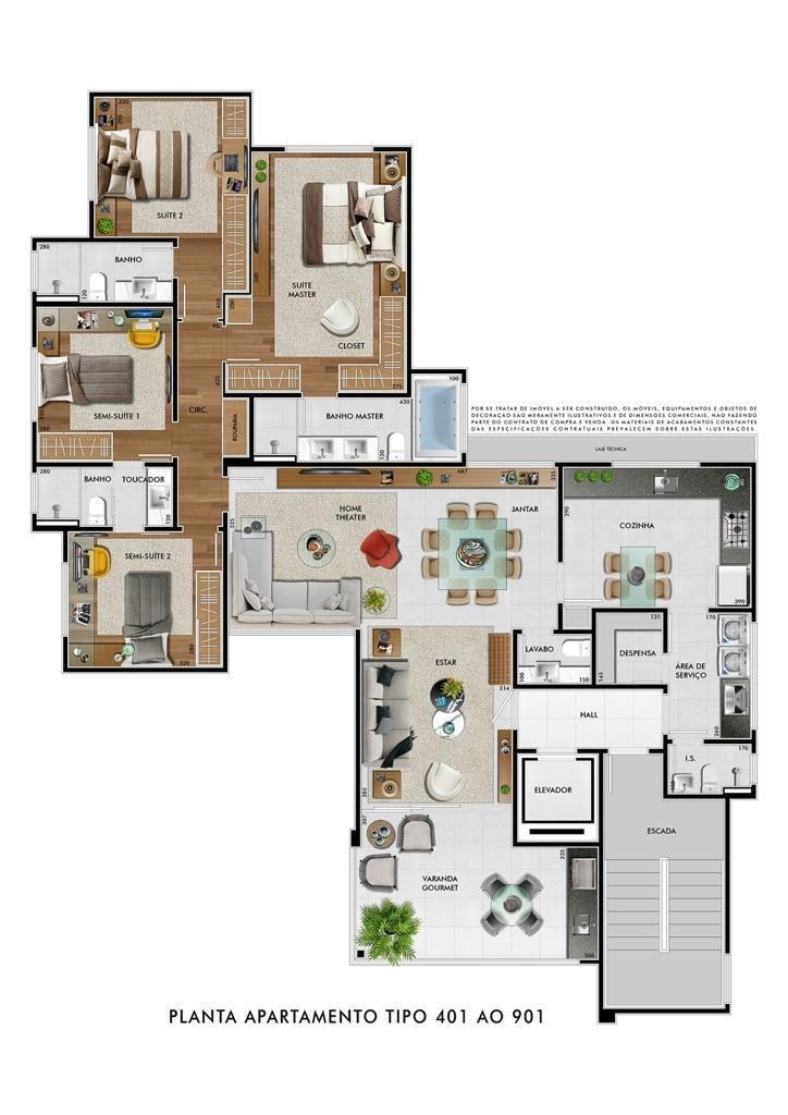 Apartamento à venda com 4 quartos, 16m² - Foto 10