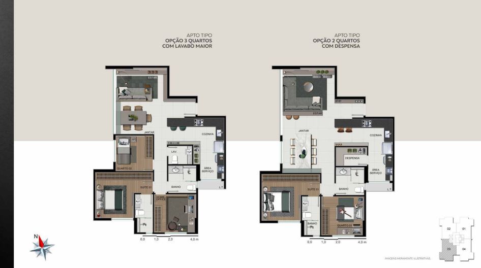 Apartamento à venda com 3 quartos, 83m² - Foto 20