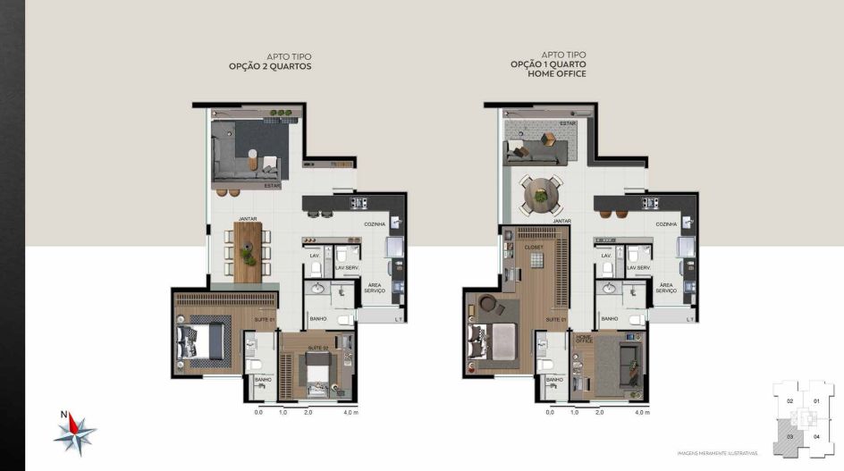 Apartamento à venda com 3 quartos, 83m² - Foto 21