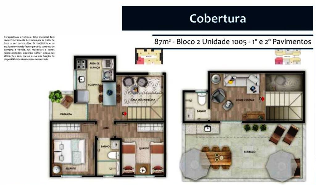 Apartamento à venda com 2 quartos, 46m² - Foto 4