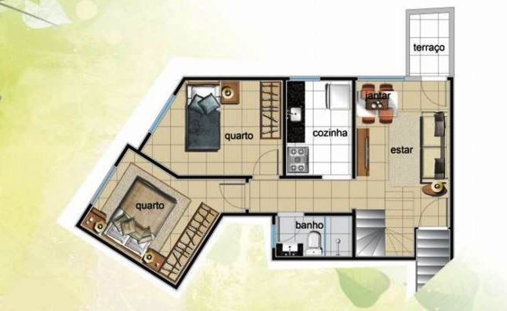 Apartamento à venda com 2 quartos, 78m² - Foto 2