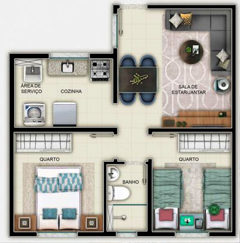 Apartamento à venda com 2 quartos, 44m² - Foto 10