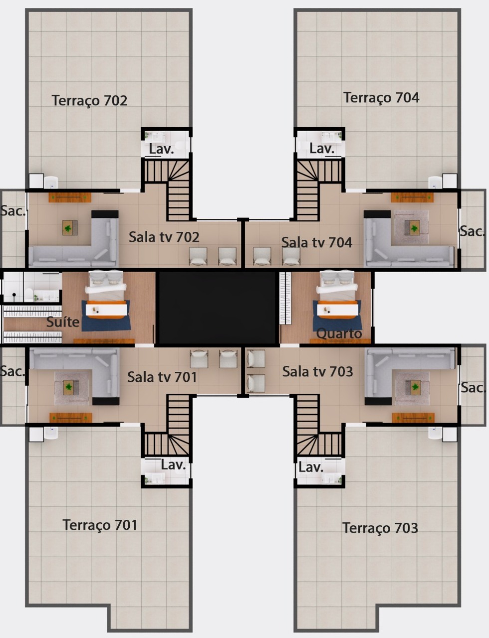 Apartamento à venda com 3 quartos, 78m² - Foto 13