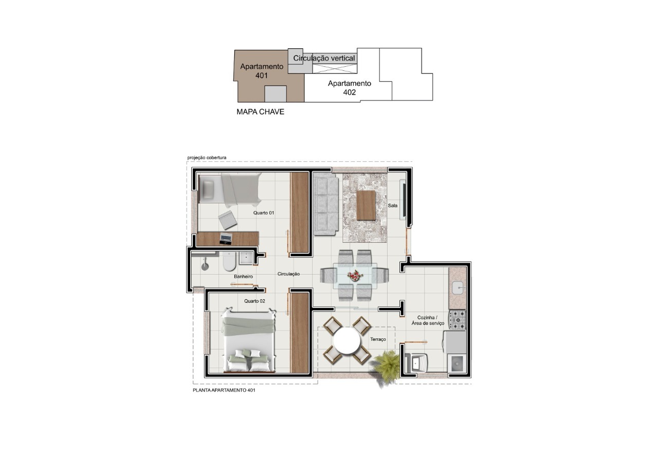 Apartamento à venda com 2 quartos, 594m² - Foto 6