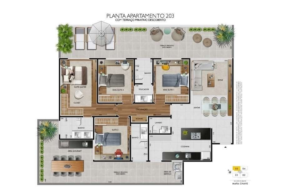 Apartamento à venda com 4 quartos, 103m² - Foto 8