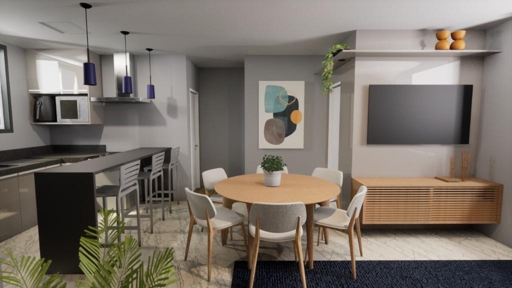 Apartamento à venda com 2 quartos, 60m² - Foto 3