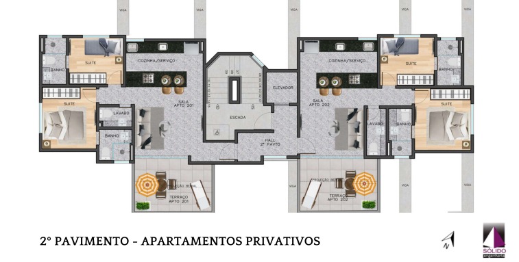 Apartamento à venda com 2 quartos, 11m² - Foto 3