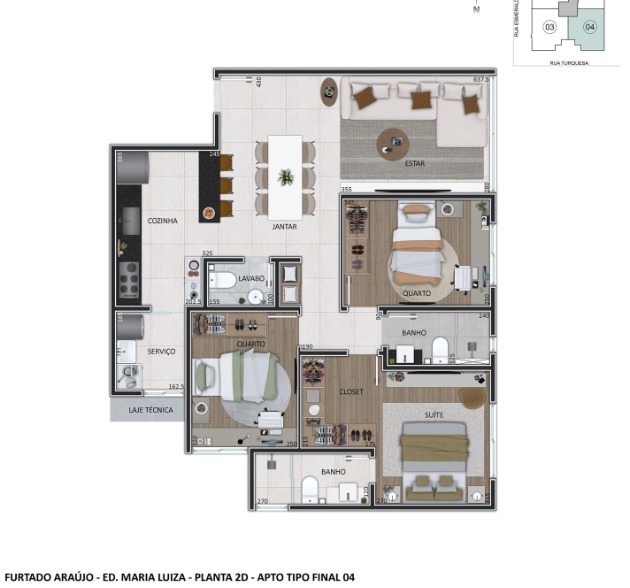 Apartamento à venda com 3 quartos, 46m² - Foto 13