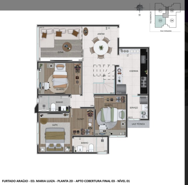 Apartamento à venda com 3 quartos, 46m² - Foto 23