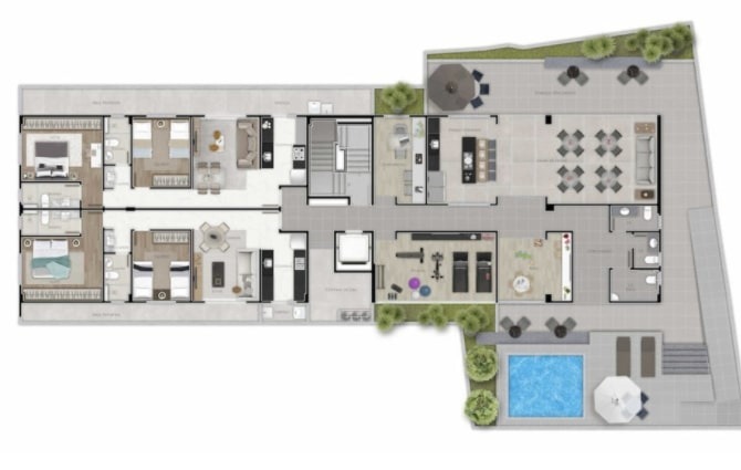 Apartamento à venda com 2 quartos, 65m² - Foto 6