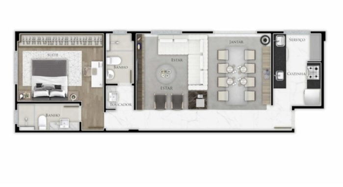 Apartamento à venda com 2 quartos, 65m² - Foto 8