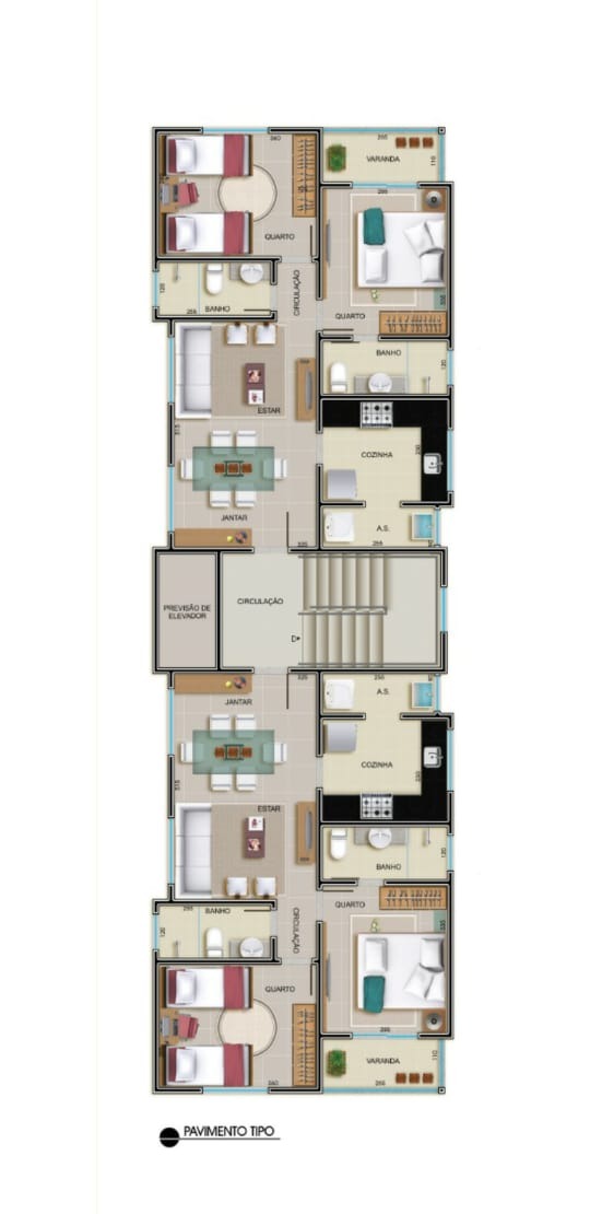 Apartamento à venda com 2 quartos, 60m² - Foto 2