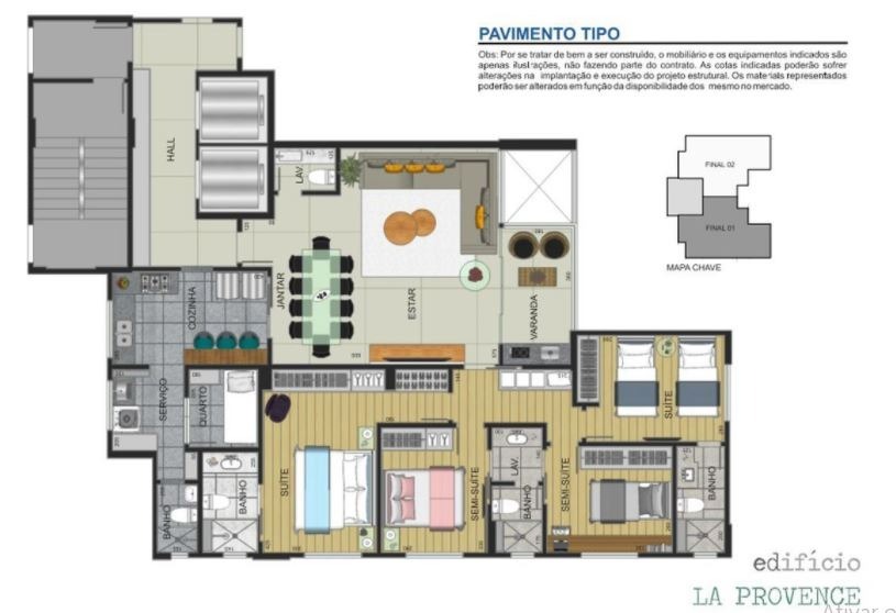 Apartamento à venda com 4 quartos, 140m² - Foto 4