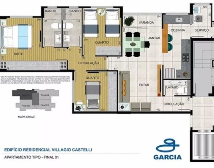 Apartamento à venda com 3 quartos, 85m² - Foto 2