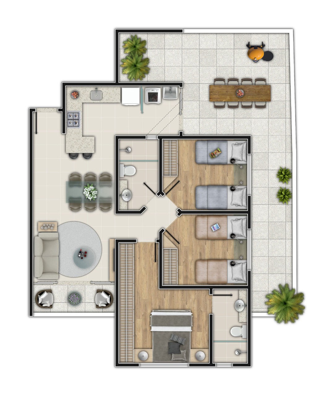 Apartamento à venda com 3 quartos, 136m² - Foto 5