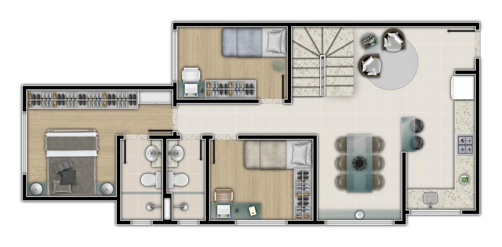 Apartamento à venda com 3 quartos, 153m² - Foto 4